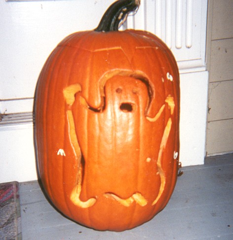 Scary Halloween Pumpkin